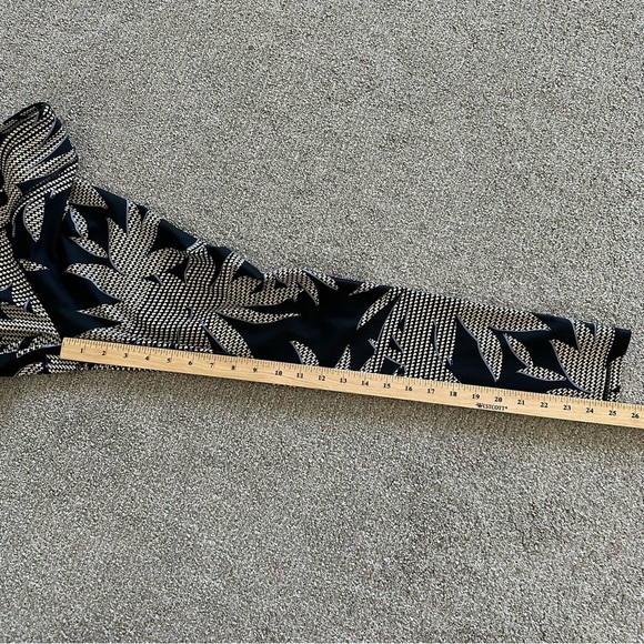 Anthropologie The Upside Black‎ Palm Midi Pant Size 4 - Picture 8 of 9